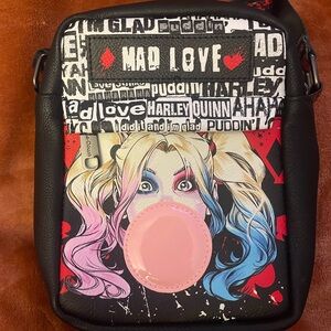 Buckle Down DC Comics Cross Body Harley Quinn, Mad Love, never used